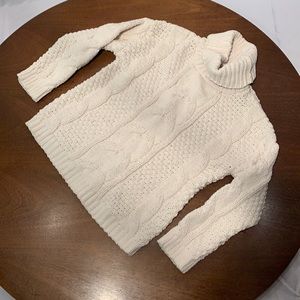 Soft Cableknit Turtleneck